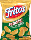 Fritos Scoops Spicy Jalapeno Corn Chips