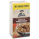 Quaker Instant Oatmeal Maple & Brown Sugar Value Pack 18-1.51 oz