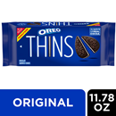 Oreo Thins Chocolate Sandwich Cookies, Family Size