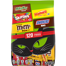 Mars M&M's, Skittles & More Halloween Candy, 120 Ct