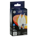 GE LED 40W Light Bulbs, Decorative, Soft White, Candelabra Base