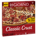 DiGiorno Classic Crust Meat Lovers Pizza on a Crispy Thin Crust