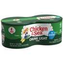 Chicken of the Sea Chunk Light Tuna in Water, 4-5 oz Cans