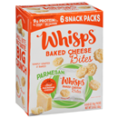 Whisps Parmesan Baked Cheese Bites, 6-0.63 oz Snack Packs