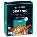 Better Oats Organic Bare Instant Multigrain Hot Cereal with Flax 8 Count