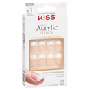 KISS Salon Acrylic French Medium, Squoval