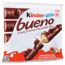 Kinder Bueno Crispy Creamy Chocolate Bar 4-0.75 oz Bars