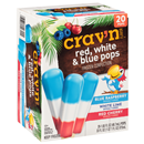 Crav'n Flavor Red, White & Blue Pops 20-1.65 fl oz