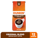 Dunkin Donuts Original Blend Medium Roast Ground Coffee