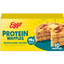 Eggo Protein Frozen Waffles Buttermilk Vanilla, 10Ct