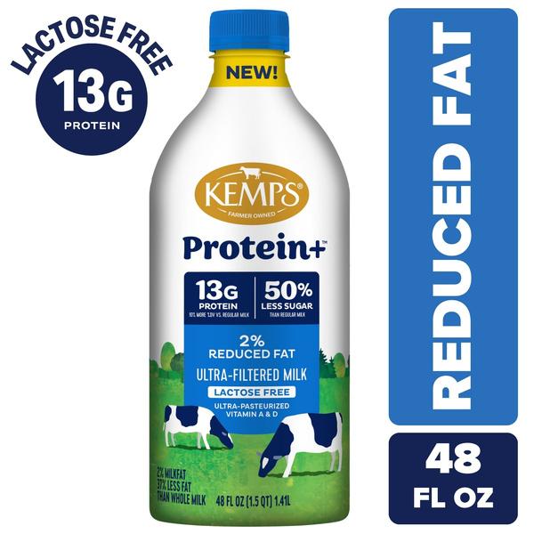 Kemps Protein+ 2% Reduced Fat Ultra-Filtered Milk, Lactose Free