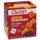 Quest Cheese Crackers, Spicy Cheddar, 4-1.06 oz