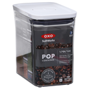 OXO POP 1.7qt Plastic Rectangle Tall Airtight Food Storage Container, Clear