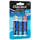 ChapStick Moisturizer 2 In 1 Variety Pack, SPF 15, 3Ct