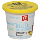 Anderson Erickson Yo Lite Fat Free Strawberry Banana Yogurt