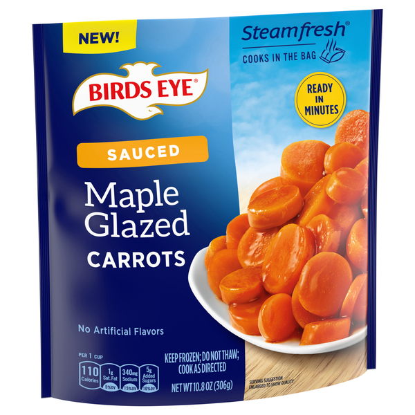 eye´s アイズ Fish&Bird Birds Eye Sauced Maple Glazed Carrots, Streamfresh | Hy-Vee