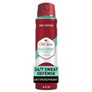 Old Spice Men's High Endurance Anti-Perspirant Dry Spray, Pure Sport Scent