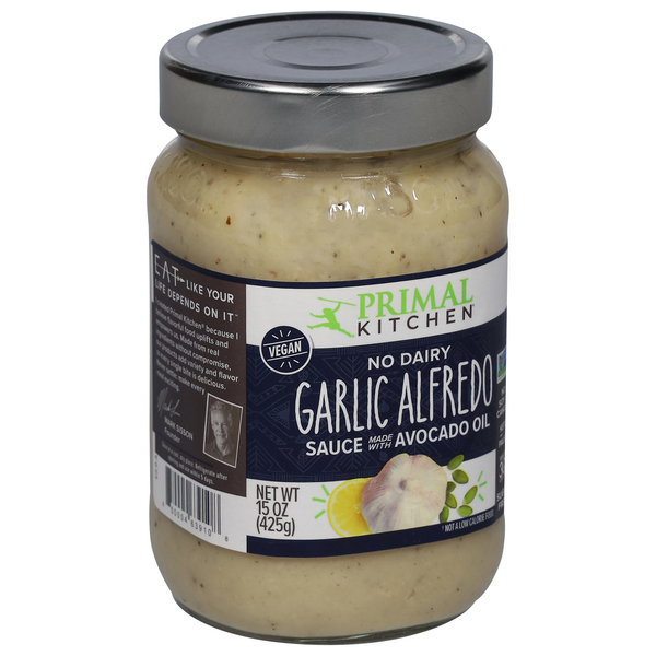 Primal Kitchen No-Dairy Alfredo Sauce, 16 fl. oz.