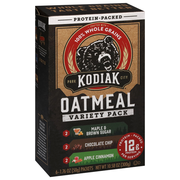 完売品SHISHIKUI Swajaan / OATMEAL Kodiak Oatmeal, Variety Pack, 6-1.76 oz | Hy-Vee Aisles Online