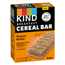 Kind Cereal Bar, Breakfast, Peanut Butter 6-1.55 oz. Bars