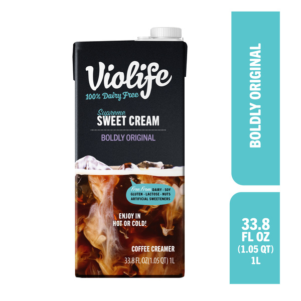 Violife Supreme Sweet Cream Original Coffee Creamer, Dairy-Free