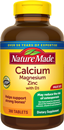 Nature Made Calcium Magnesium Zinc with Vitamin D Tablets