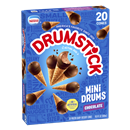 Drumstick Mini Drums Chocolate Sundae Cones 20Ct