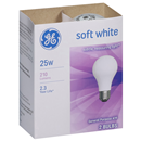 GE Soft White 25W General Purpose Bulbs