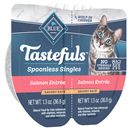 Blue Tastefuls Spoonless Singles Salmon Pate Entree Food For Cats, 2Ct