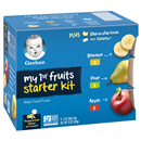 Gerber My 1st Fruits Baby Food Starter Kit 6-2 oz Tubs