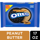 Nabisco Oreo Peanut Butter Creme Chocolate Sandwich Cookies Family Size