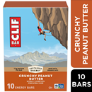 CLIF Bar, Crunchy Peanut Butter, Non-Gmo Energy Bars, 10-2.4 oz(10 Pack)