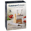 Cuisinart Classic Stainless Steel Cutlery, 15pc Block Set