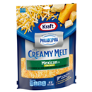 Kraft Shredded Mexican Style Four Cheese Blend with a Touch of Philadelphia