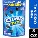 Nabisco Oreo Mini Chocolate Sandwich Cookies Snak-Saks