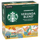 Starbucks Veranda Blend Blonde Roast Ground Coffee K-Cups 32-0.42 oz. ea