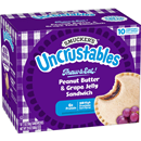 Smuckers Uncrustables PB & Grape Jelly Sandwiches 10Ct