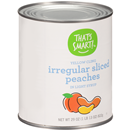 That's Smart! Yellow Cling Irregular Sliced Peaches In Light Syrup