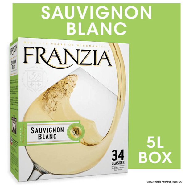 Franzia Vintner Select Chardonnay White Wine, L Bag In Box, ABV