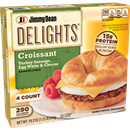 Jimmy Dean Delights Croissant Sandwiches Turkey Sausage Egg White & Cheese 4Ct