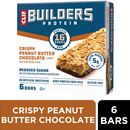 Clif Builders Crispy Peanut Butter Chocolate Flavored Protein Bar, 6-1.97 oz