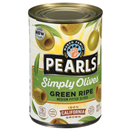 Pearls Simply Olives Green Ripe Medium Pitted Olives