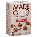 Made Good Chocolate Chip Soft Baked Mini Cookies Family Pack, 12-0.85 oz