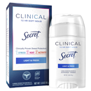 Secret Clinical Strength Light and Fresh Scent Soft Solid Antiperspirant & Deodorant