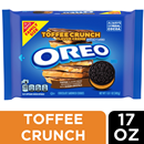 Oreo Toffee Crunch Chocolate Sandwich Cookies Family Size