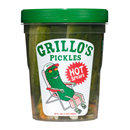 Grillo's Pickles Spears, Classic Dill, Hot