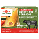 Applegate Natural Gluten-Free Uncured Beef Corn Dogs - 4 CT