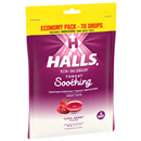 Halls Drops, Cool Berry Flavor, Throat Soothing, Economy Pack