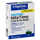 TopCare Nite Time Cold & Flu Relief Softgels