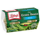 Libby's Microwavable Cut Green Beans Lightly Seasoned with Sea Salt 4-4 oz Cups